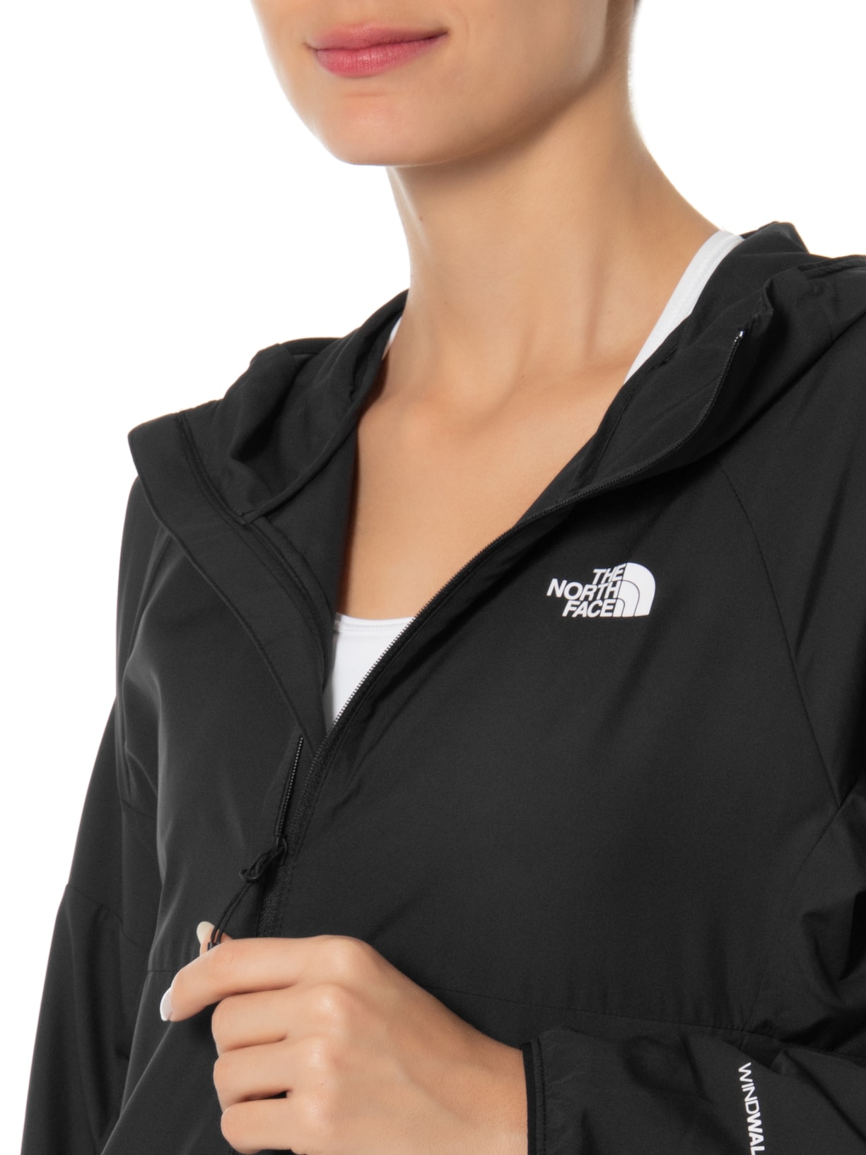 Jaqueta Feminina W Flyweight Hoodie Preto The North Face