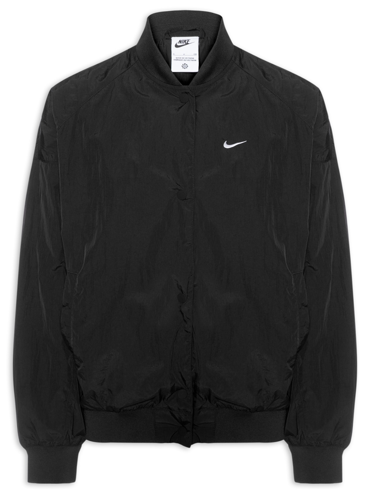 Jaqueta Feminina W NSW HBR Varsity - Preto