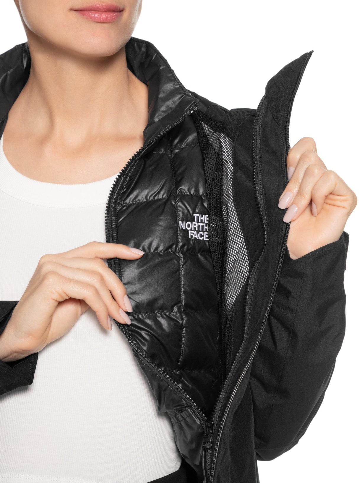 Jaqueta Feminina W ThermoBall Eco Snow Triclimate Preto The North Face