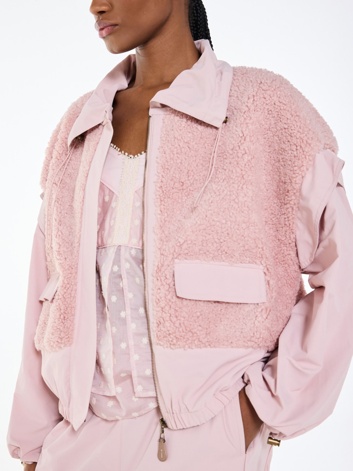 Jaqueta Feminina Weekend Sweet I26 Rosa Mixed