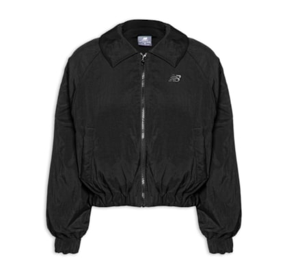 Jaqueta Feminina Woven Bomber - Preto