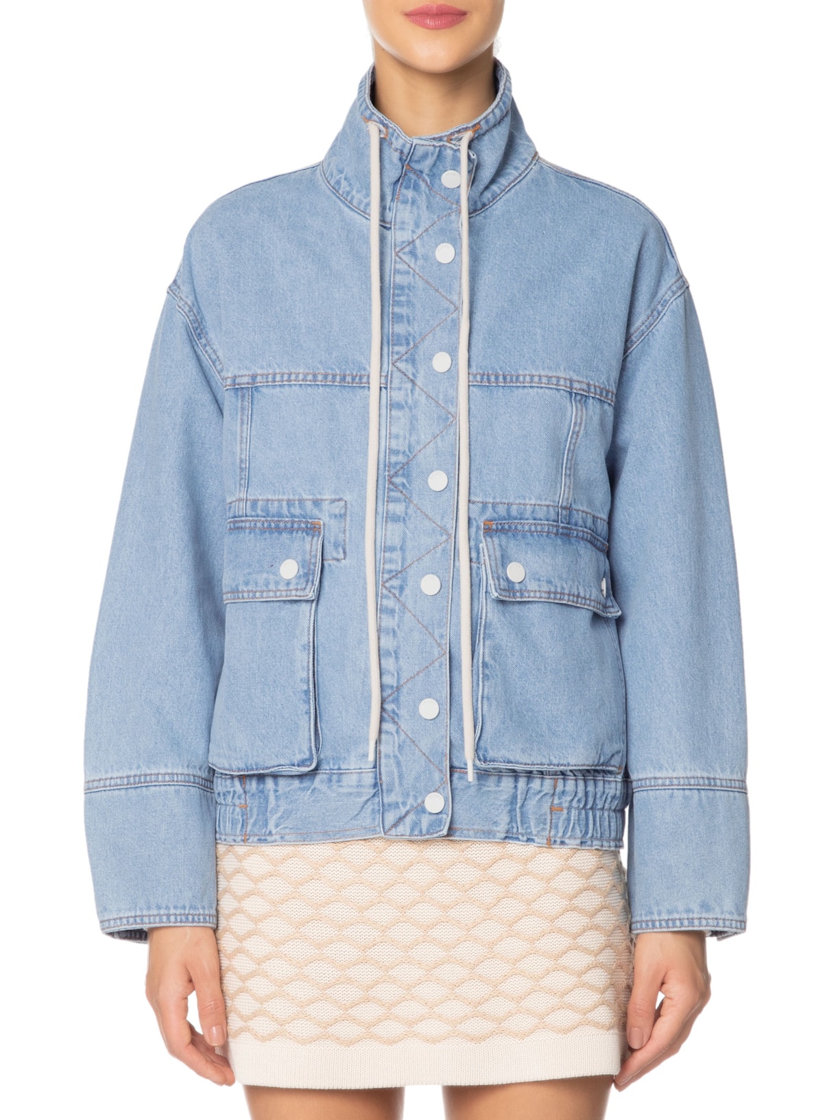 Jaqueta Feminina Yohana Jeans Azul Schutz