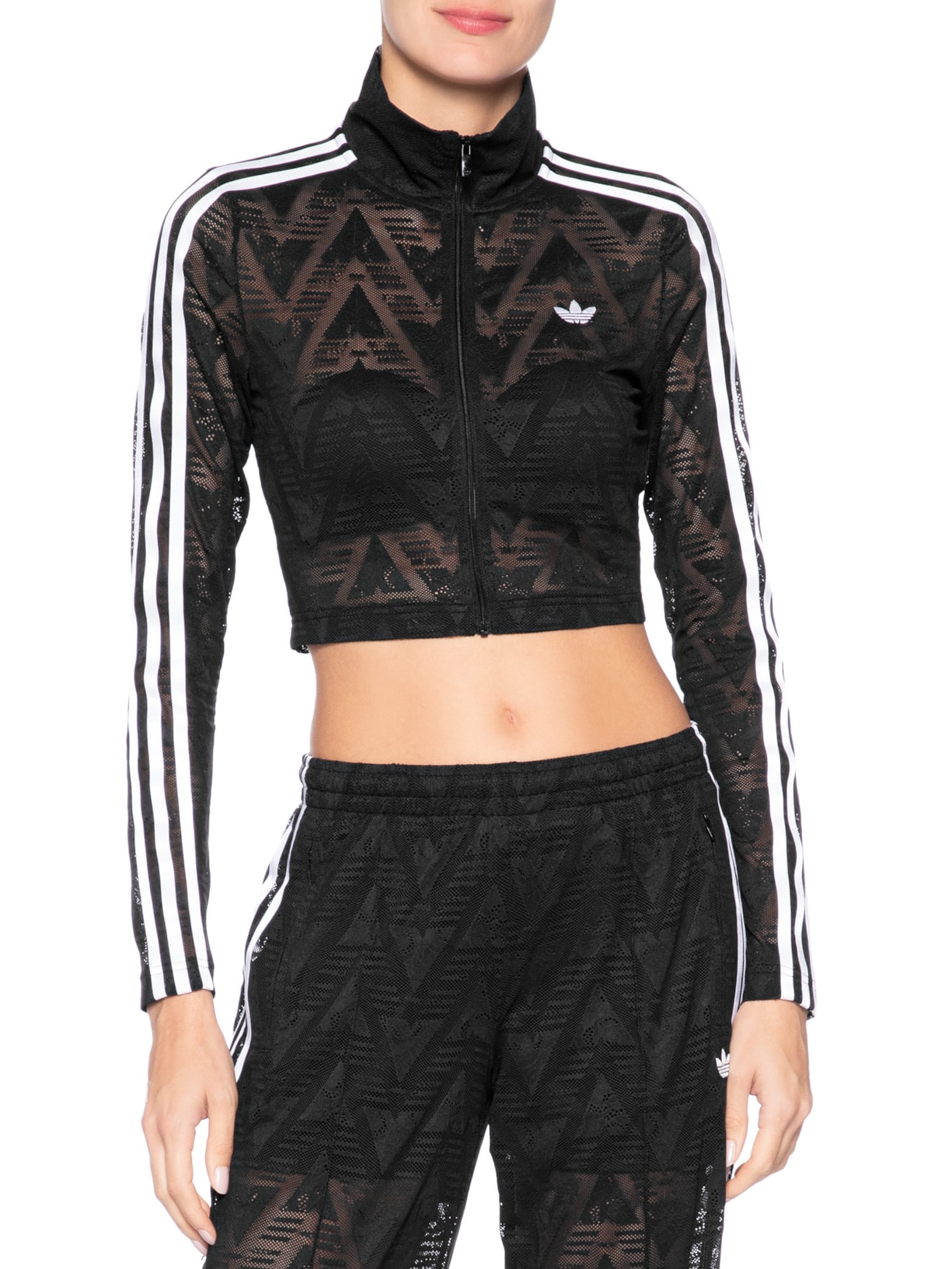 Jaqueta Feminino Lace TT – Preto Adidas Originals