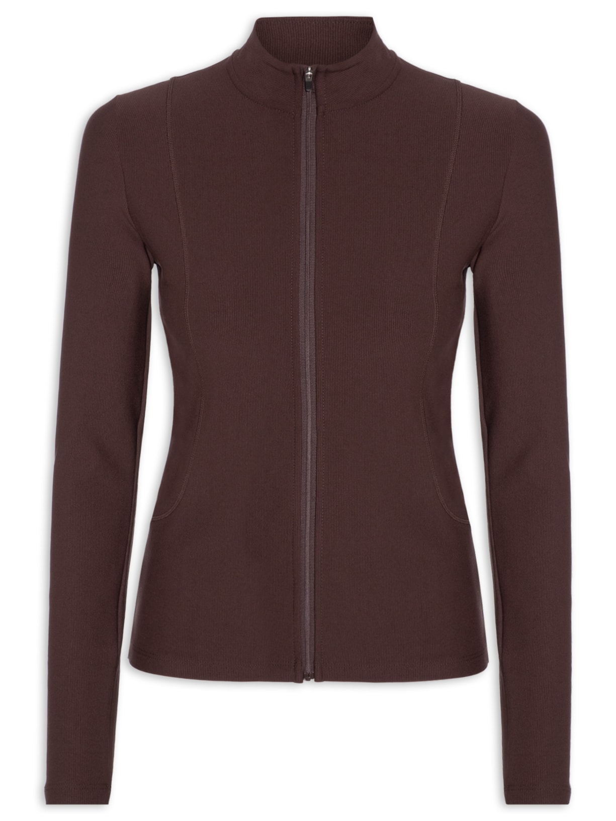 Jaqueta Feminino Neopren Line - Marrom