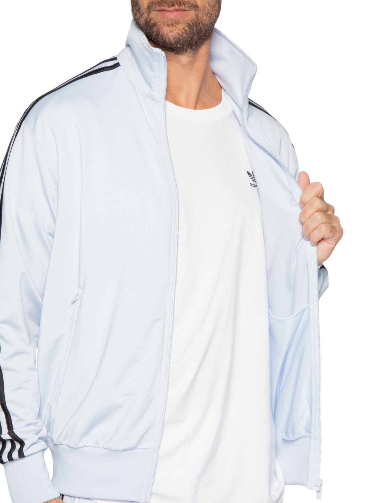 Jaqueta Firebird TT Masculina Cinza Adidas Originals