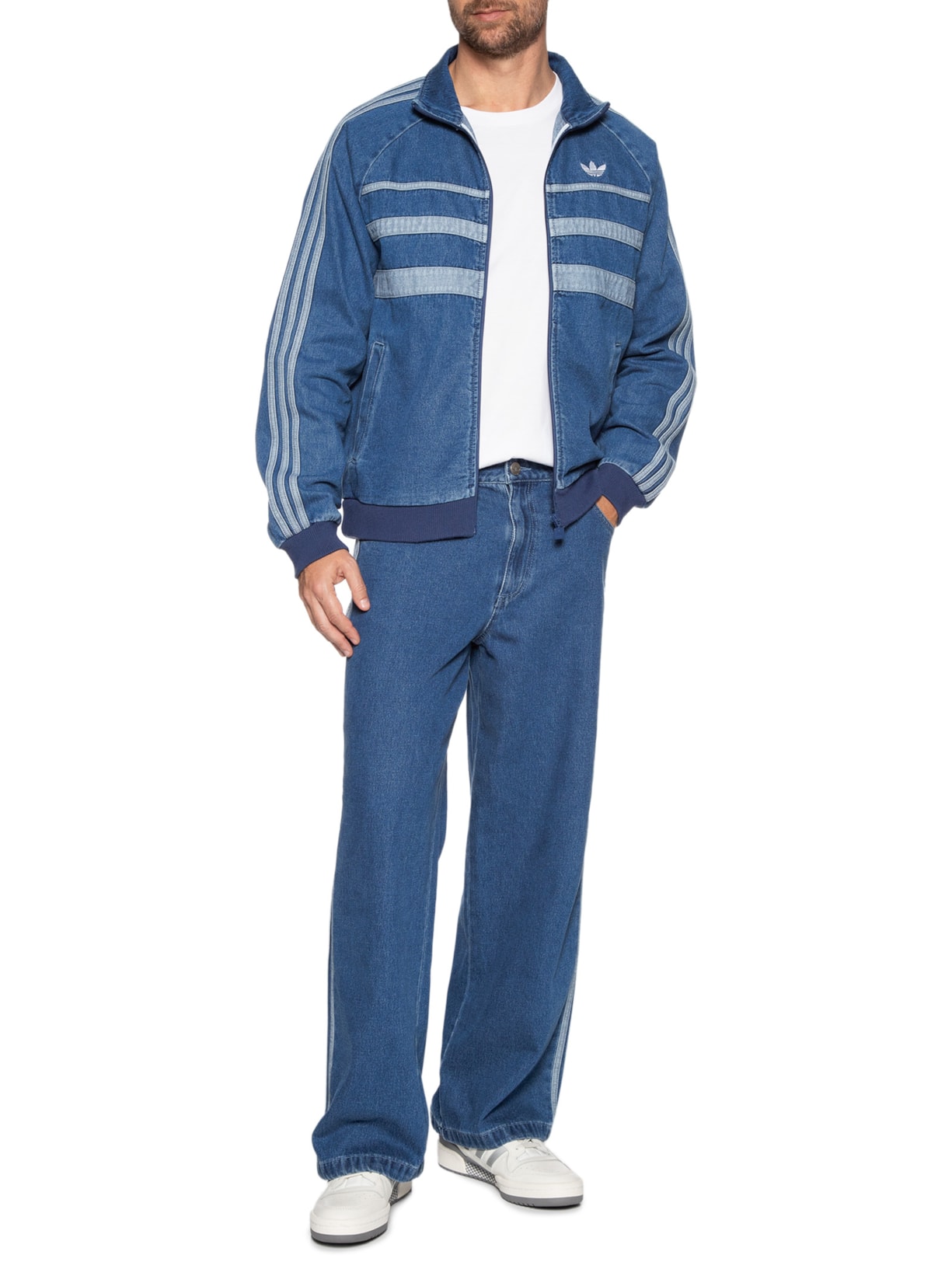 Jaqueta First TT Denim Azul Adidas Originals