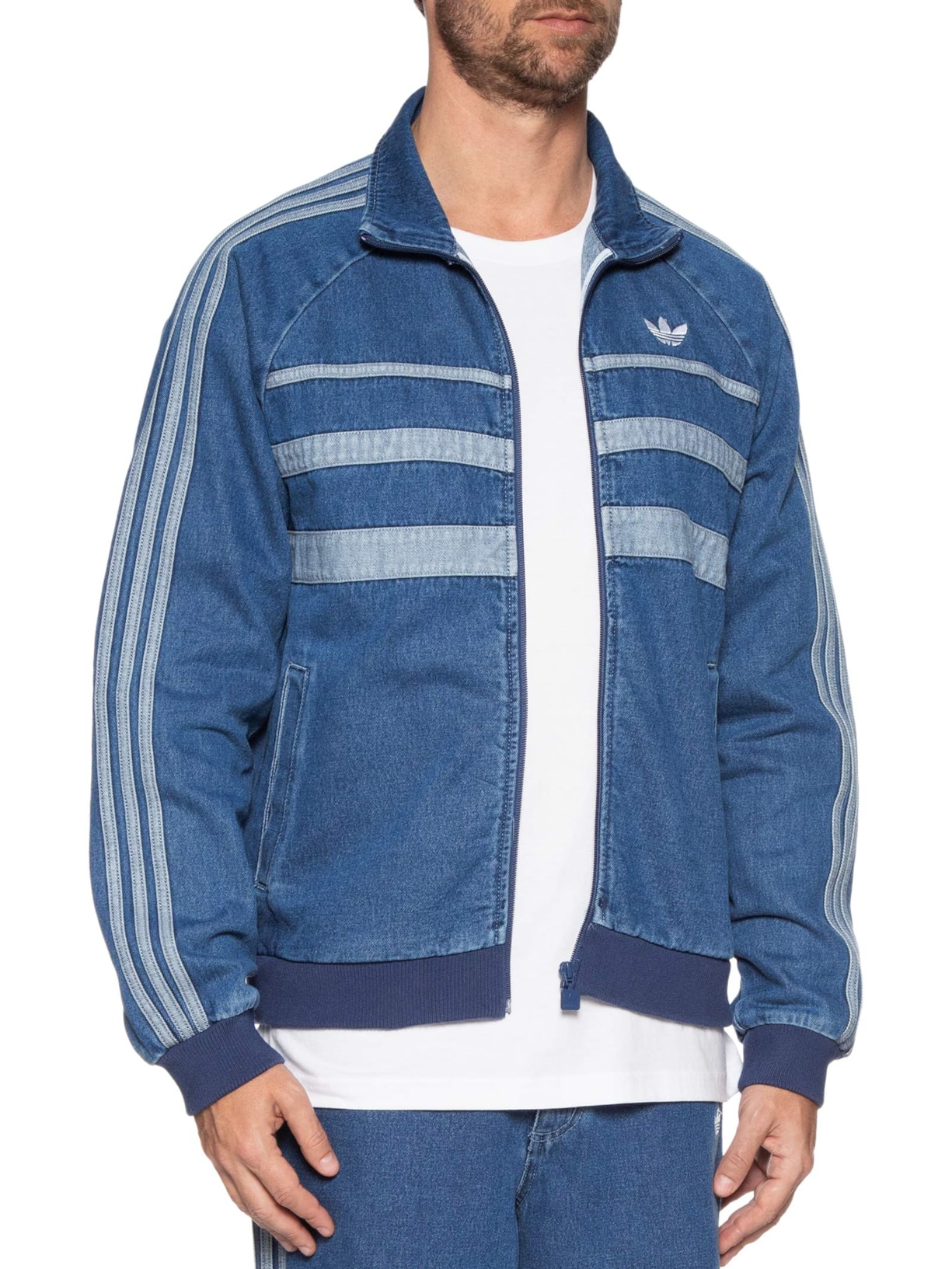 Jaqueta First TT Denim Azul Adidas Originals