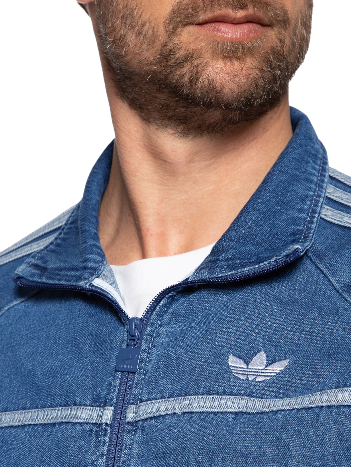 Jaqueta First TT Denim Azul Adidas Originals