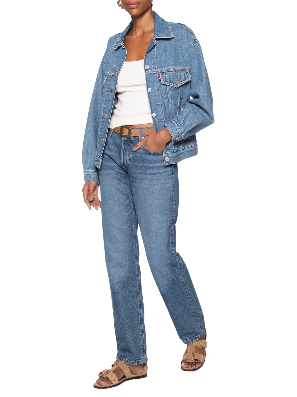 Jaqueta Jeans Feminina 90'S Trucker Azul Levi's