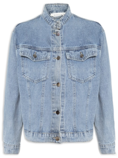 Jaqueta Jeans Feminina - Azul