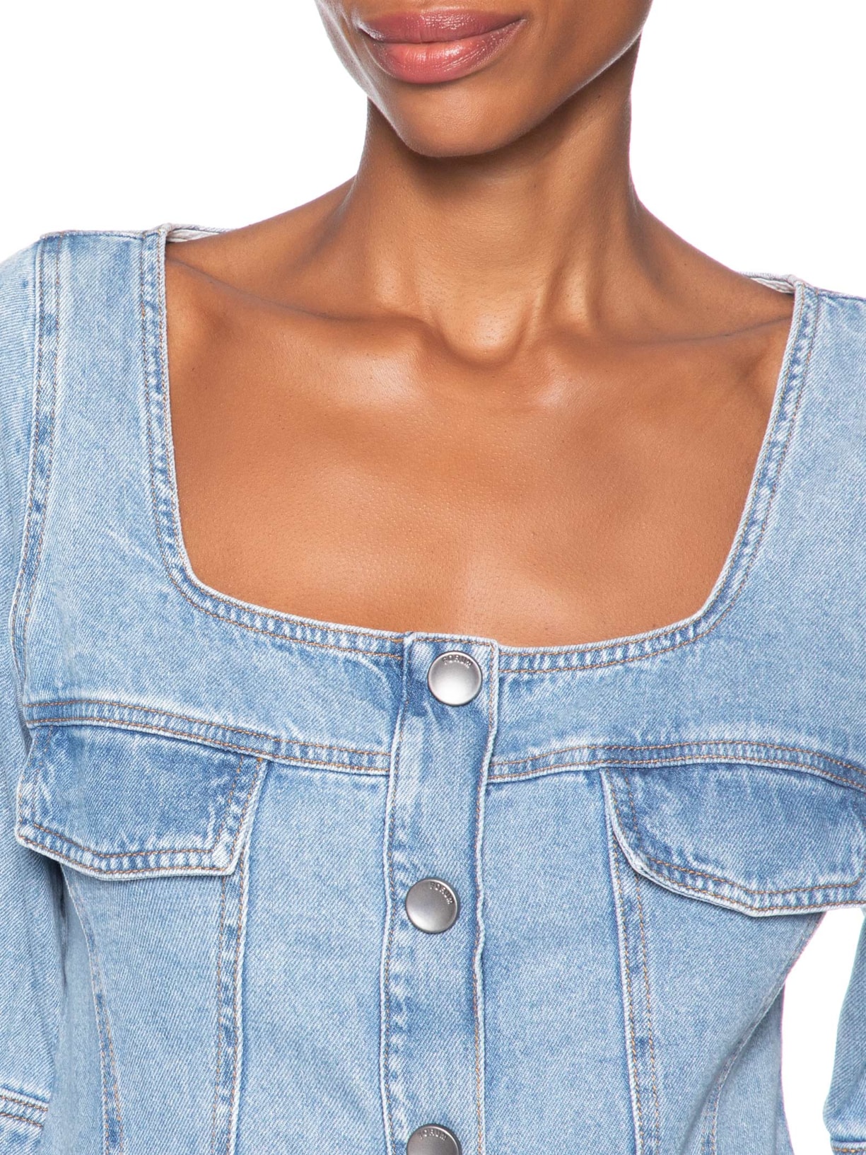 Jaqueta Jeans Feminina Azul Forum