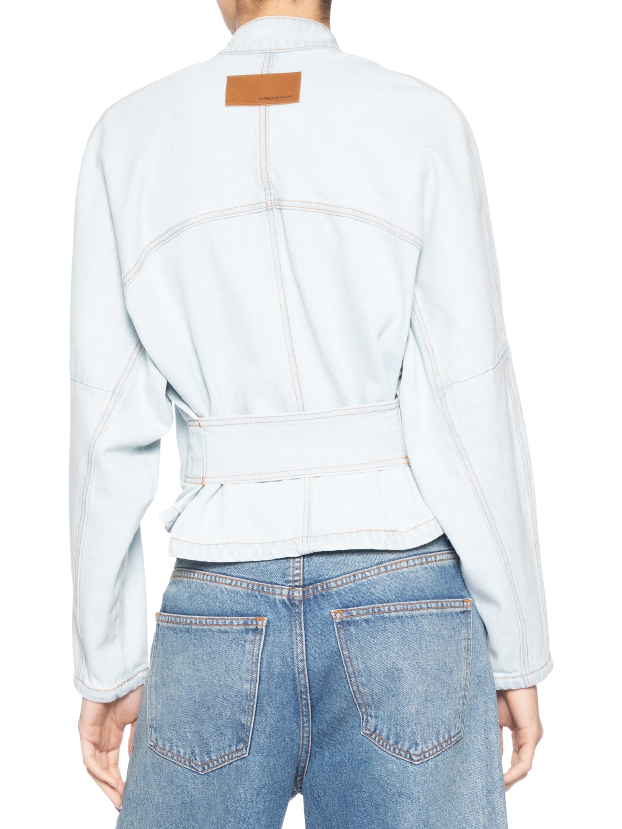 Jaqueta Jeans Feminina Lorelai Azul Andrea Bogosian