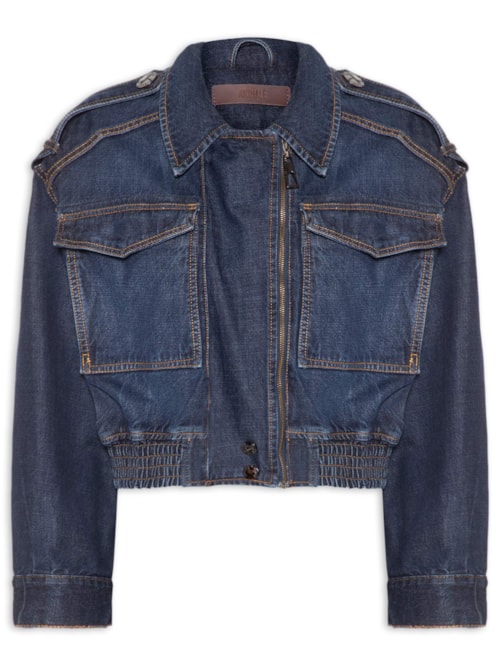 Jaqueta Jeans Feminina Perfecto - Azul