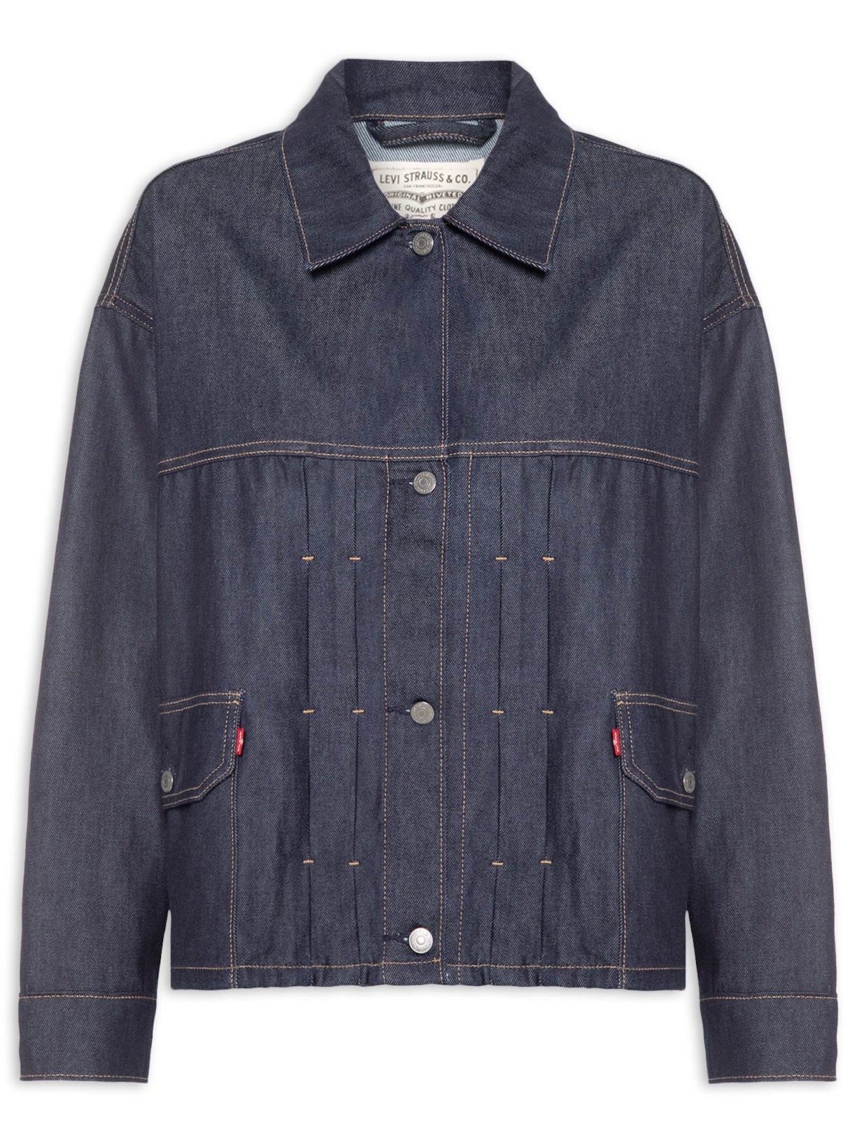 Jaqueta Jeans Feminina Wellthread Iris Type Azul Levi's
