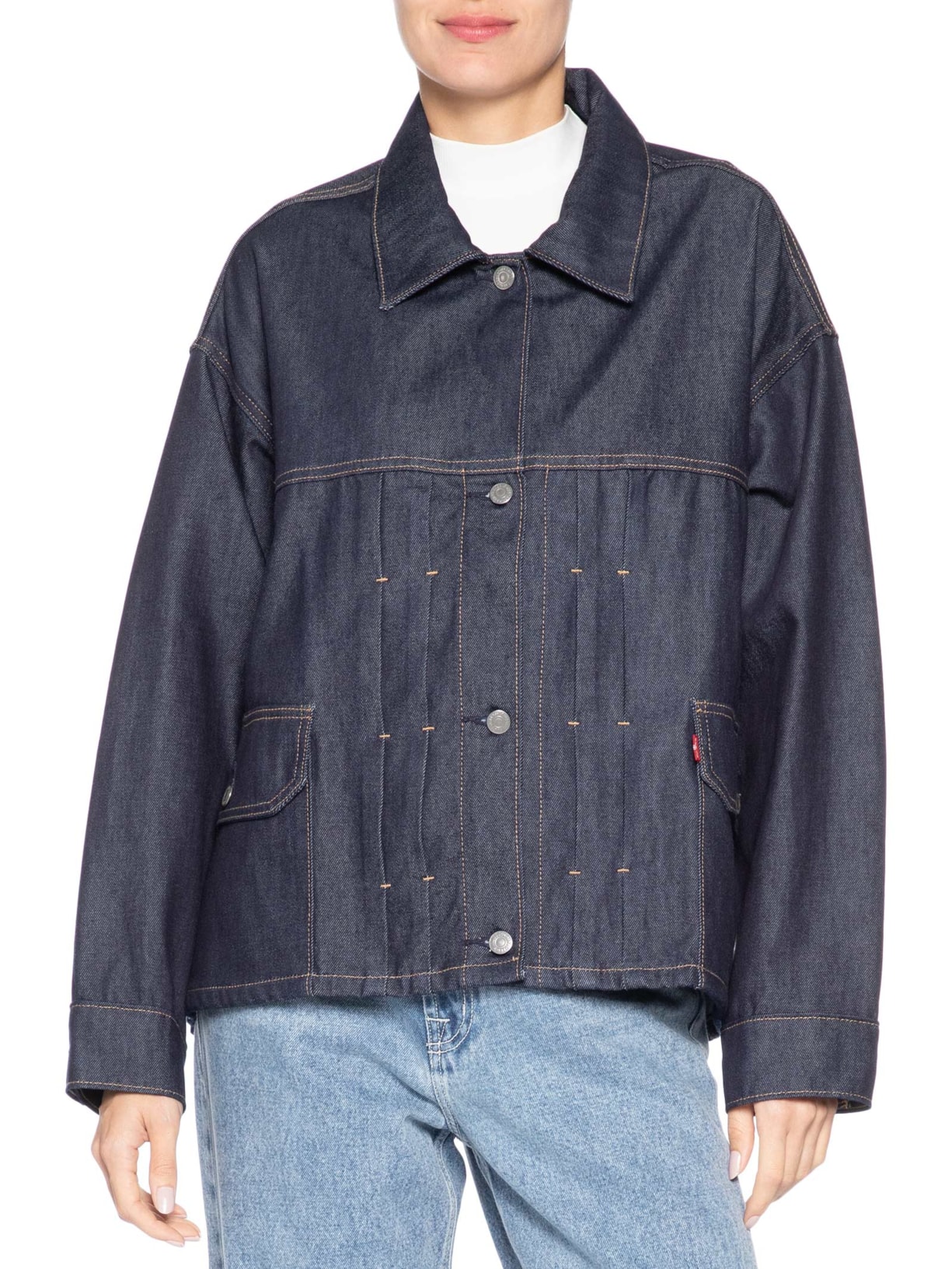 Jaqueta Jeans Feminina Wellthread Iris Type Azul Levi's