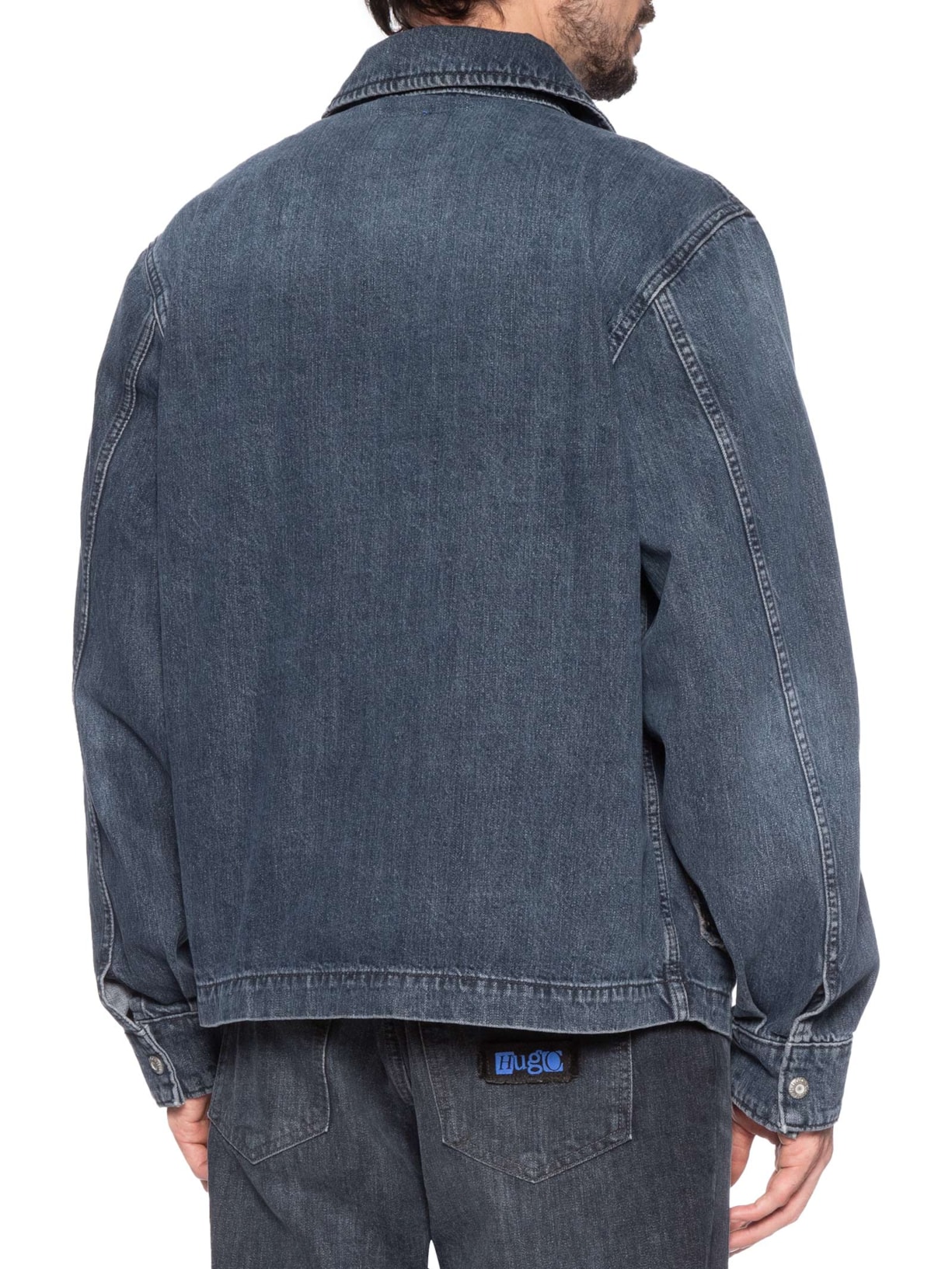 Jaqueta Jeans Masculina Chian Azul Hugo