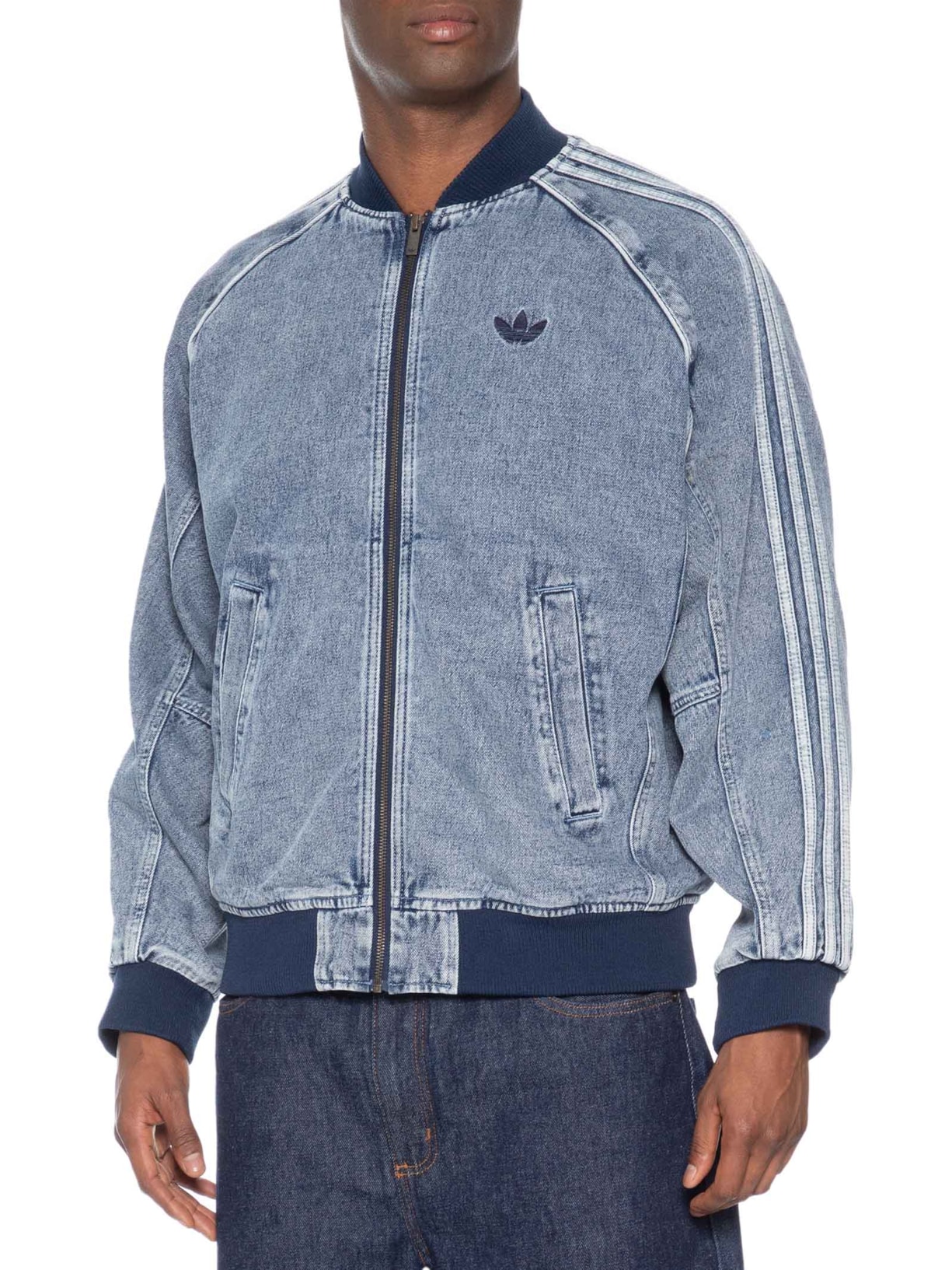 Jaqueta Jeans Masculina Classic Street Azul Adidas Originals
