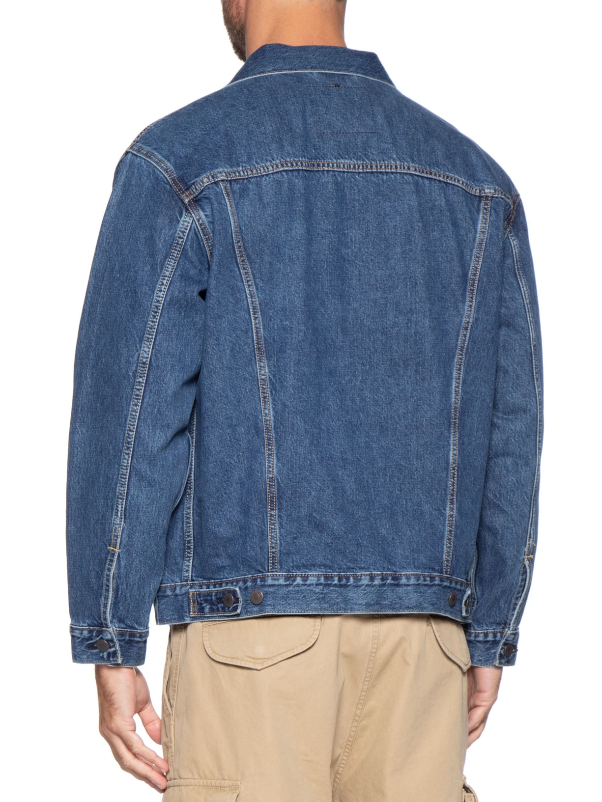 Jaqueta Jeans Masculina Relaxed Fit Trucker Azul Levi's