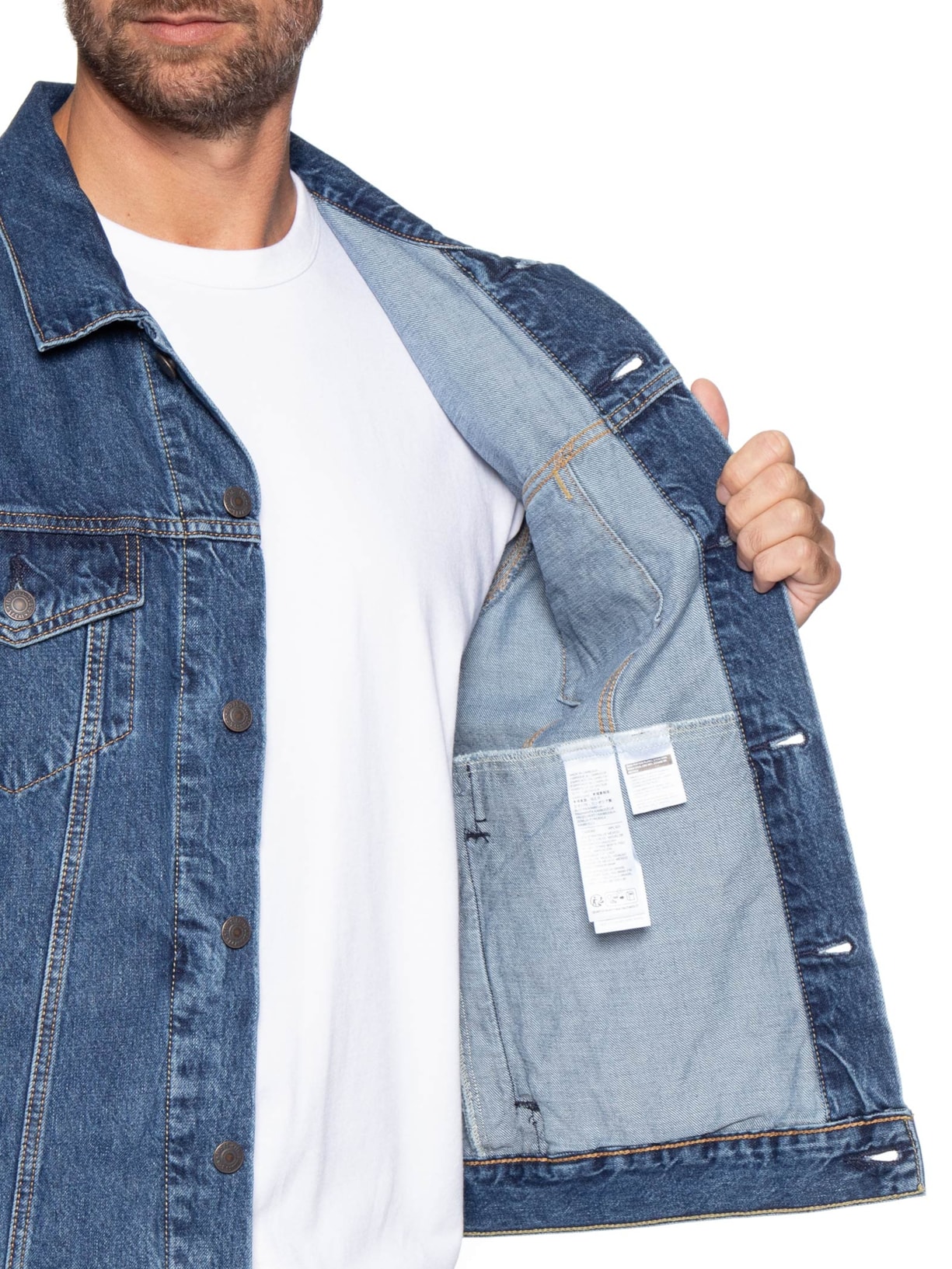 Jaqueta Jeans Masculina Relaxed Fit Trucker Azul Levi's