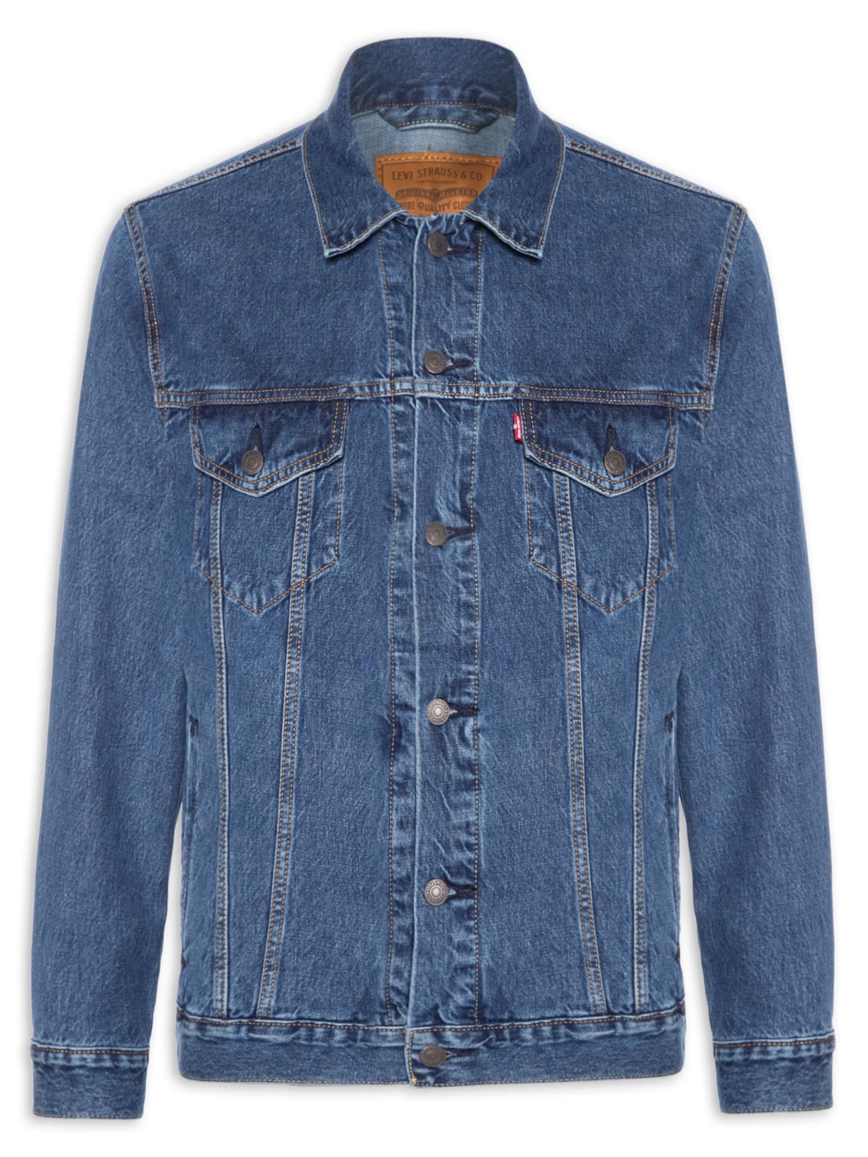 Jaqueta Jeans Masculina Relaxed Fit Trucker Azul Levi's