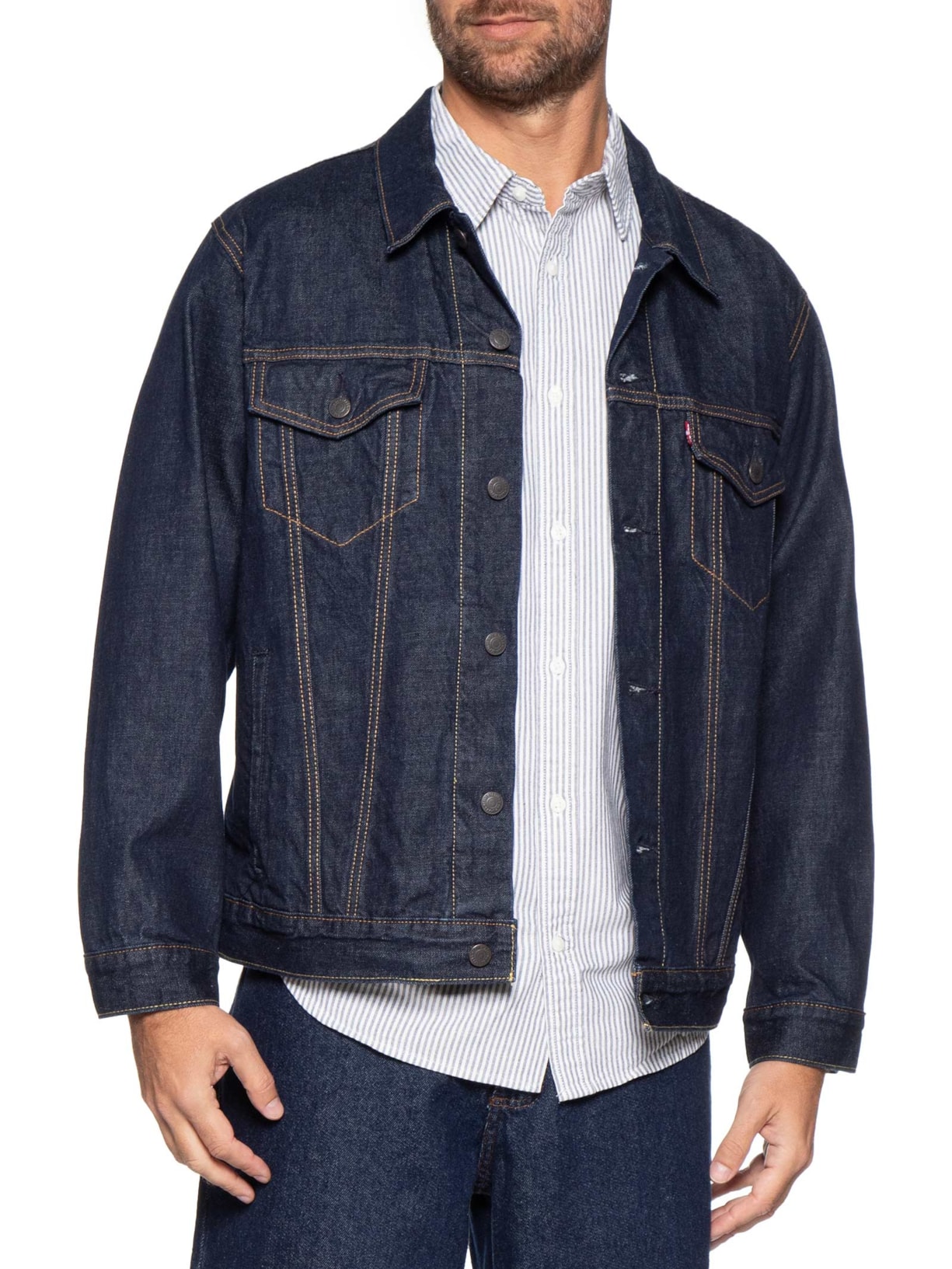 Jaqueta Jeans Masculina Relaxed Fit Trucker Azul Levi's