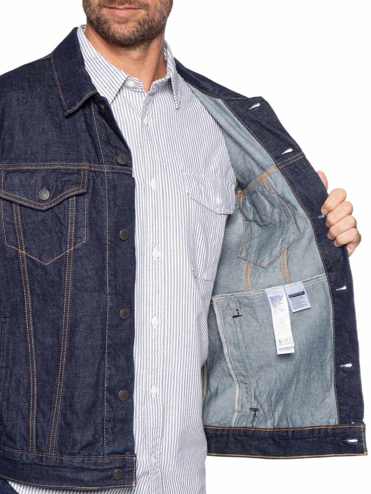 Jaqueta Jeans Masculina Relaxed Fit Trucker Azul Levi's