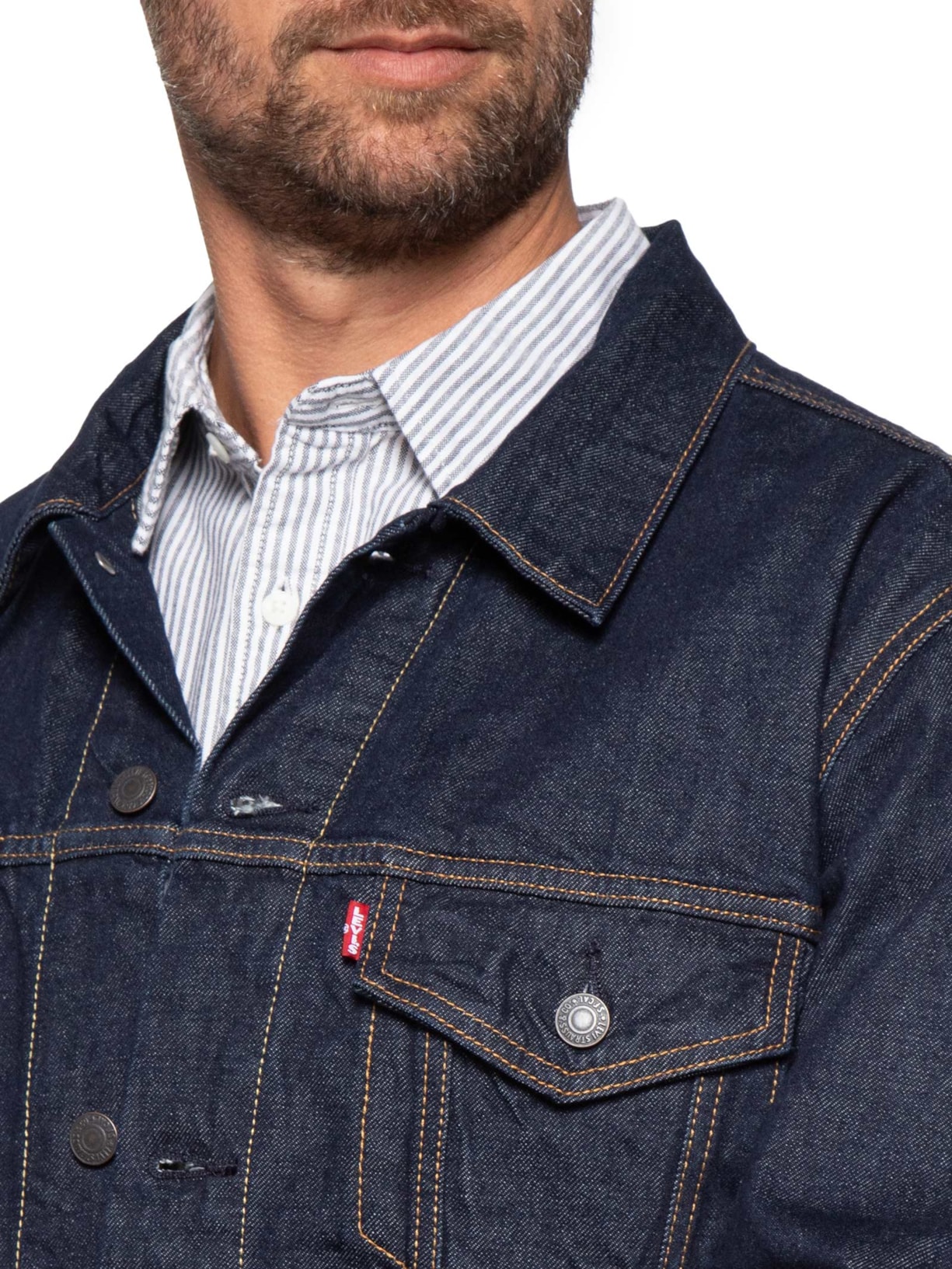 Jaqueta Jeans Masculina Relaxed Fit Trucker Azul Levi's