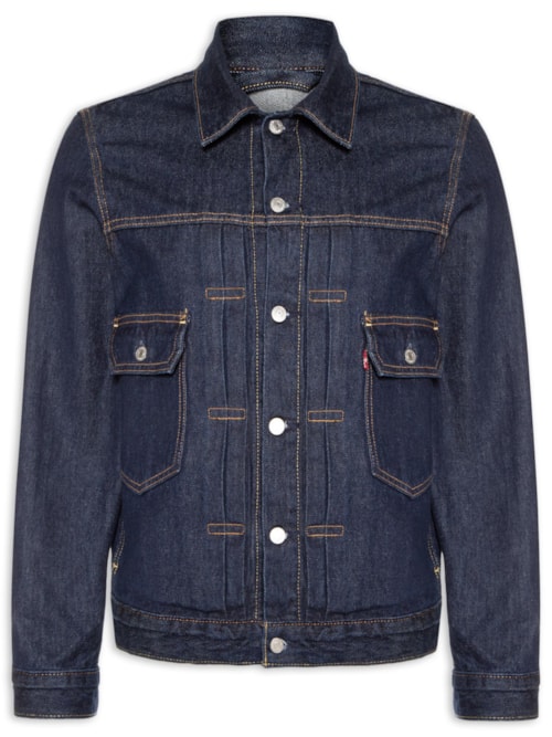 Jaqueta Jeans Masculina Trucker Type II - Azul