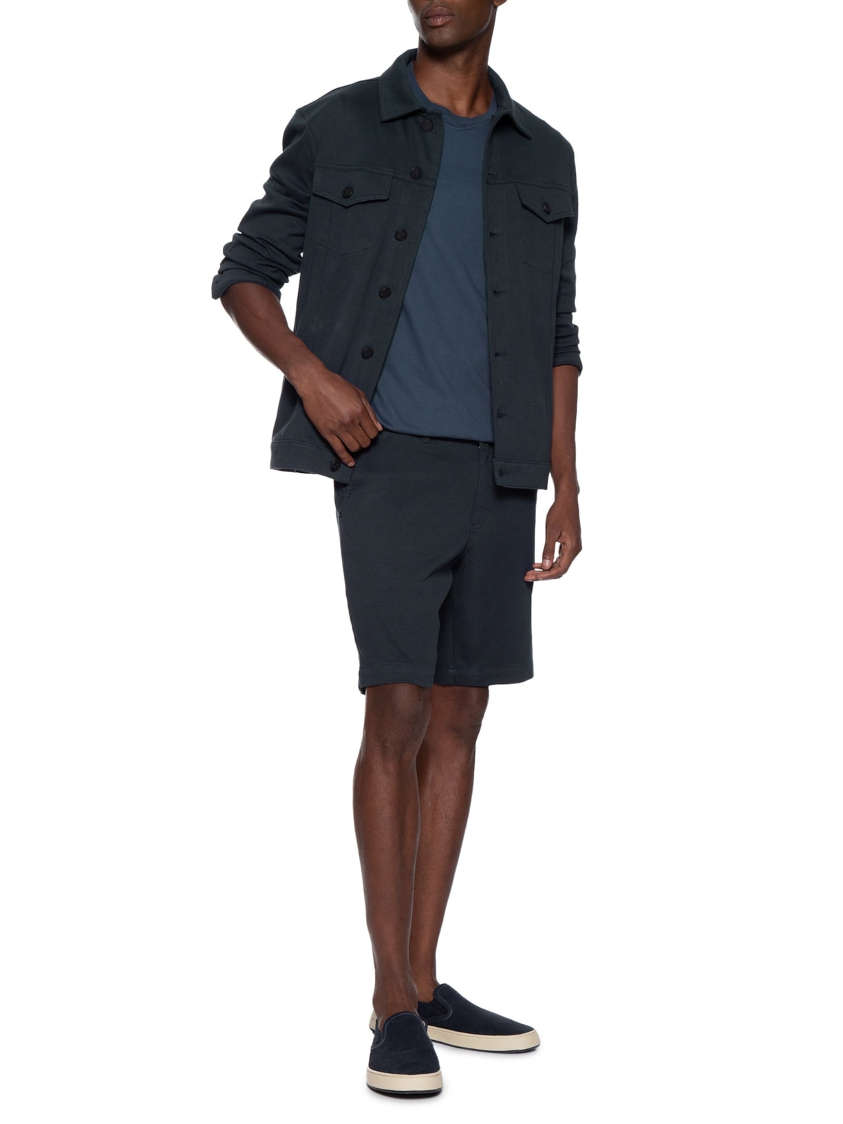 Jaqueta Masculina 247 Azul Oficina Reserva