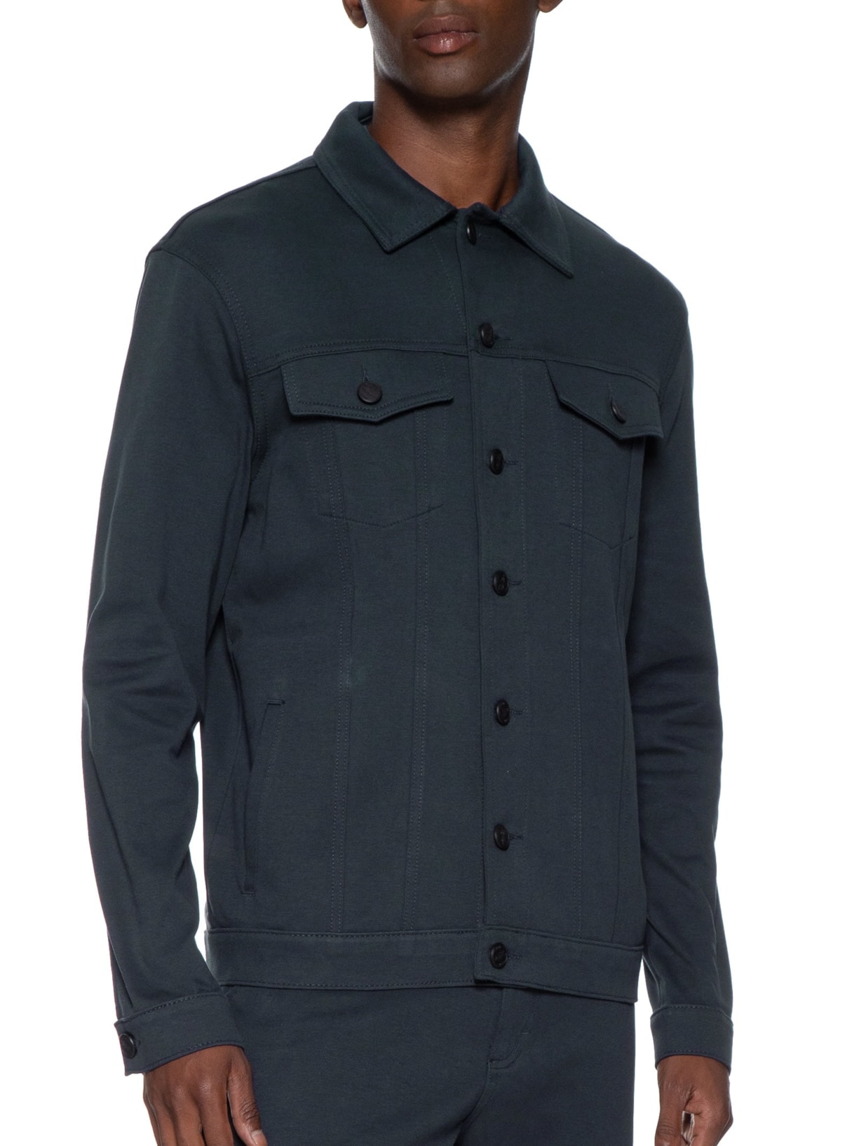 Jaqueta Masculina 247 Azul Oficina Reserva