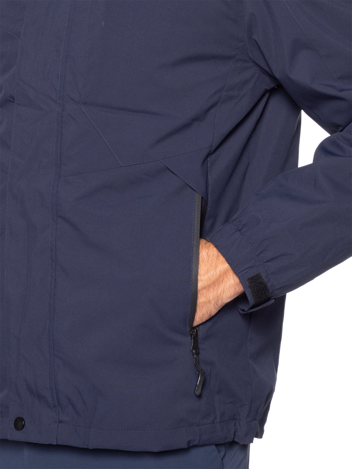 Jaqueta Masculina 3 Em 1 Impermeável Azul '2 Essential