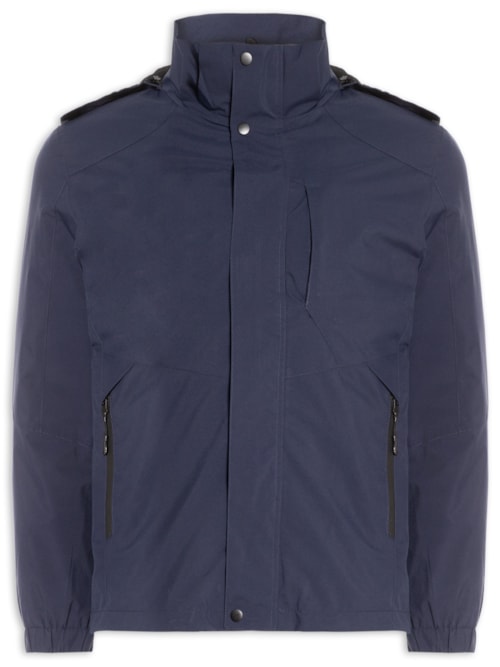 Jaqueta Masculina 3 Em 1 Impermeável - Azul