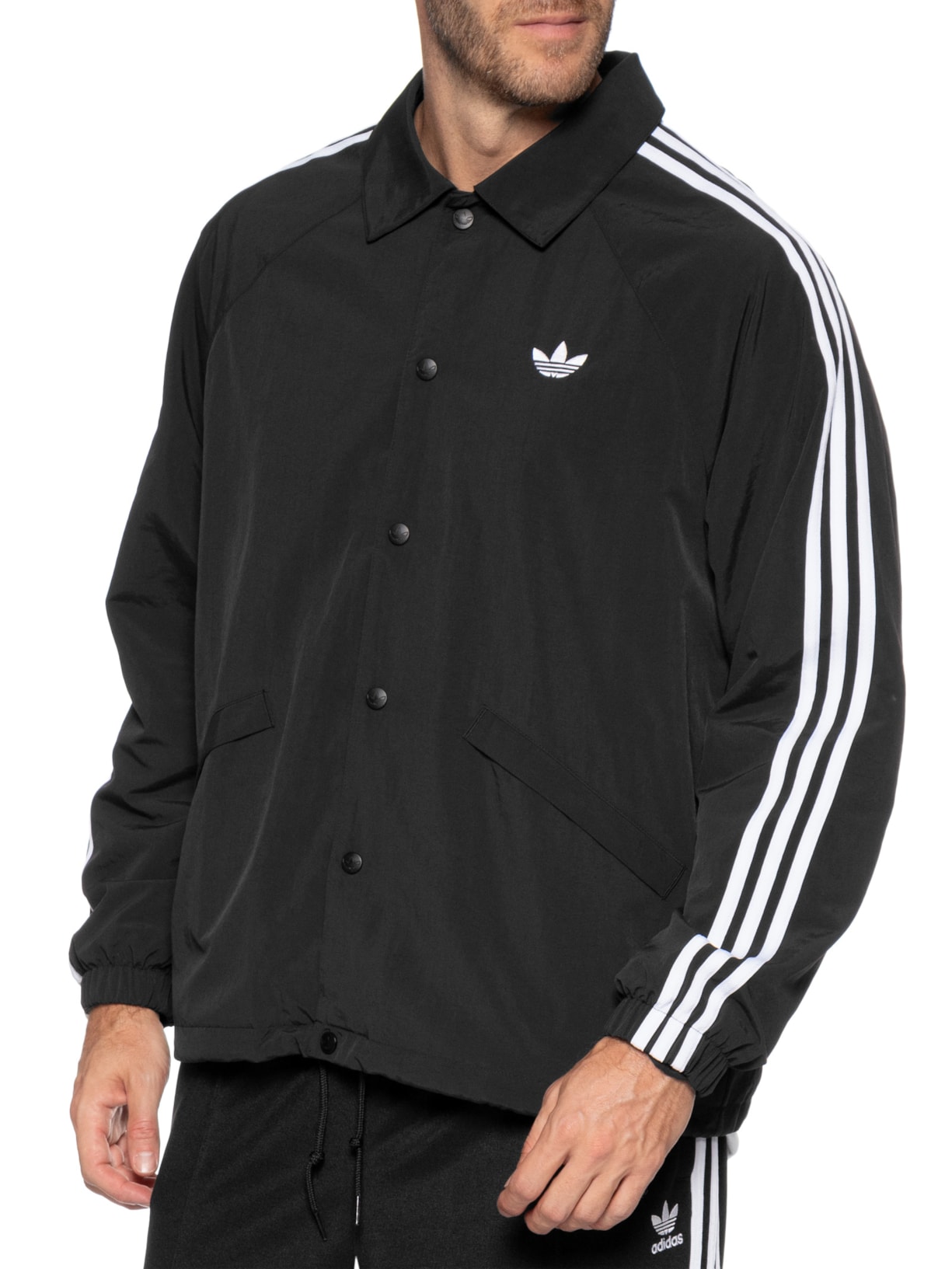 Jaqueta Masculina 3 Stripes Preto Adidas Originals