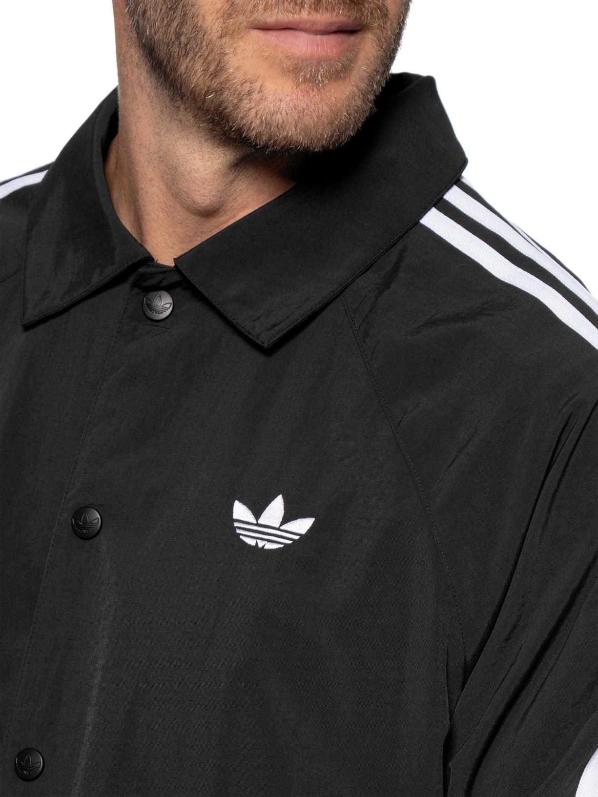 Jaqueta Masculina 3 Stripes Preto Adidas Originals