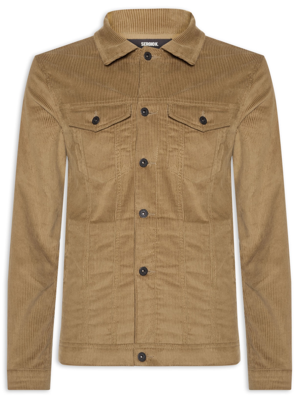 Jaqueta Masculina 5 Pockets Cotelê Marrom Sergio K