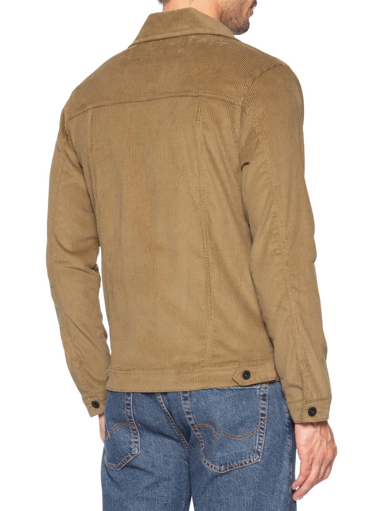 Jaqueta Masculina 5 Pockets Cotelê Marrom Sergio K