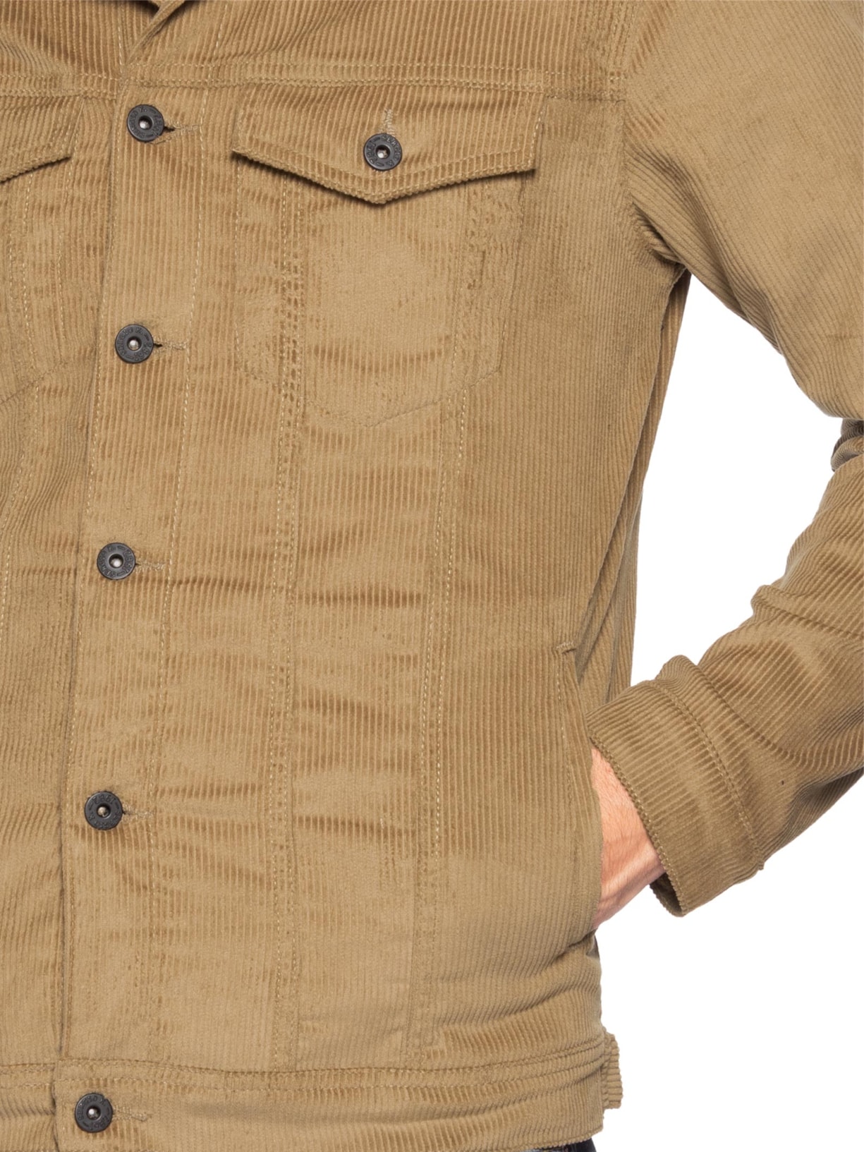 Jaqueta Masculina 5 Pockets Cotelê Marrom Sergio K