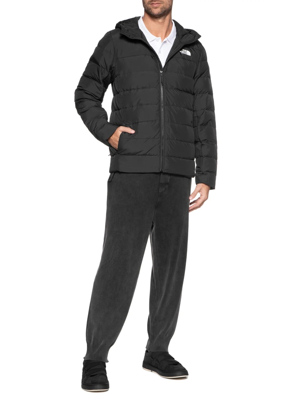 Jaqueta Masculina Aconcágua 3 Hoodie Preto The North Face