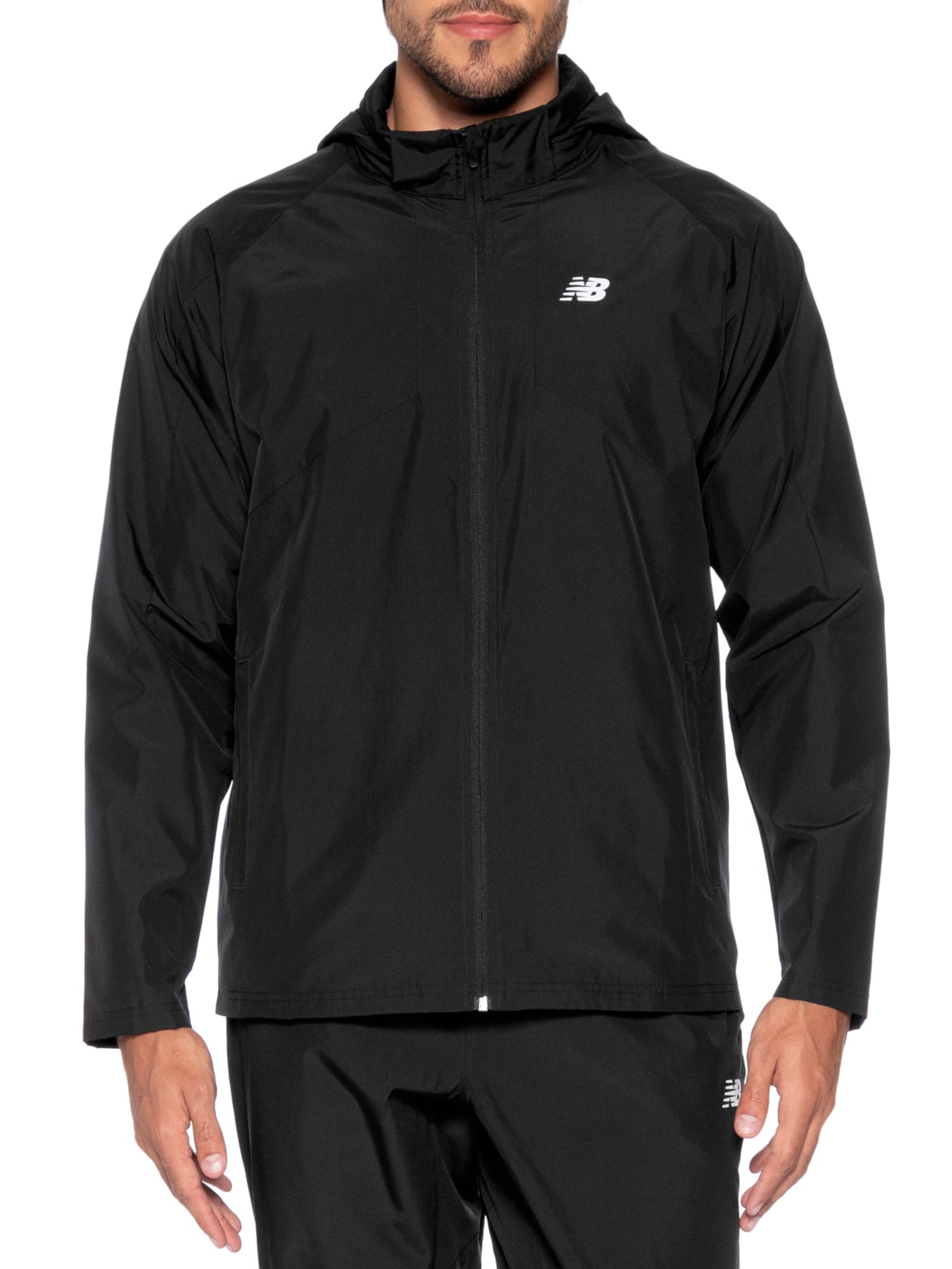 Jaqueta Masculina Active Woven Preto New Balance