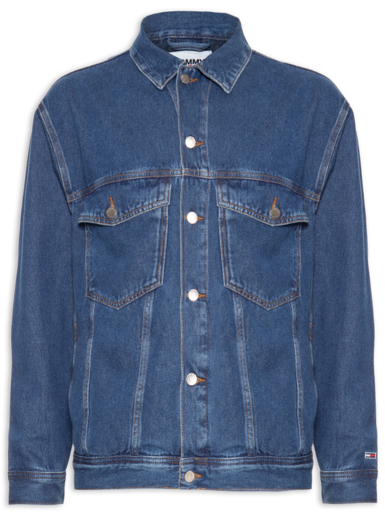 Jaqueta Masculina Aiden Oversized Denim - Azul
