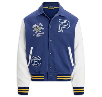 Jaqueta Masculina Athletic Club Varsity - Azul