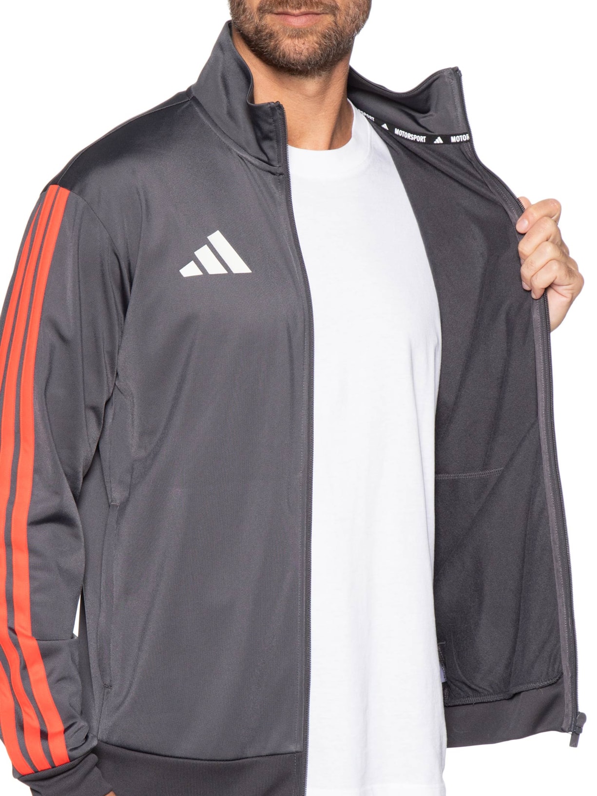 Jaqueta Masculina Audi Revolut DNA Preto Adidas + Audi