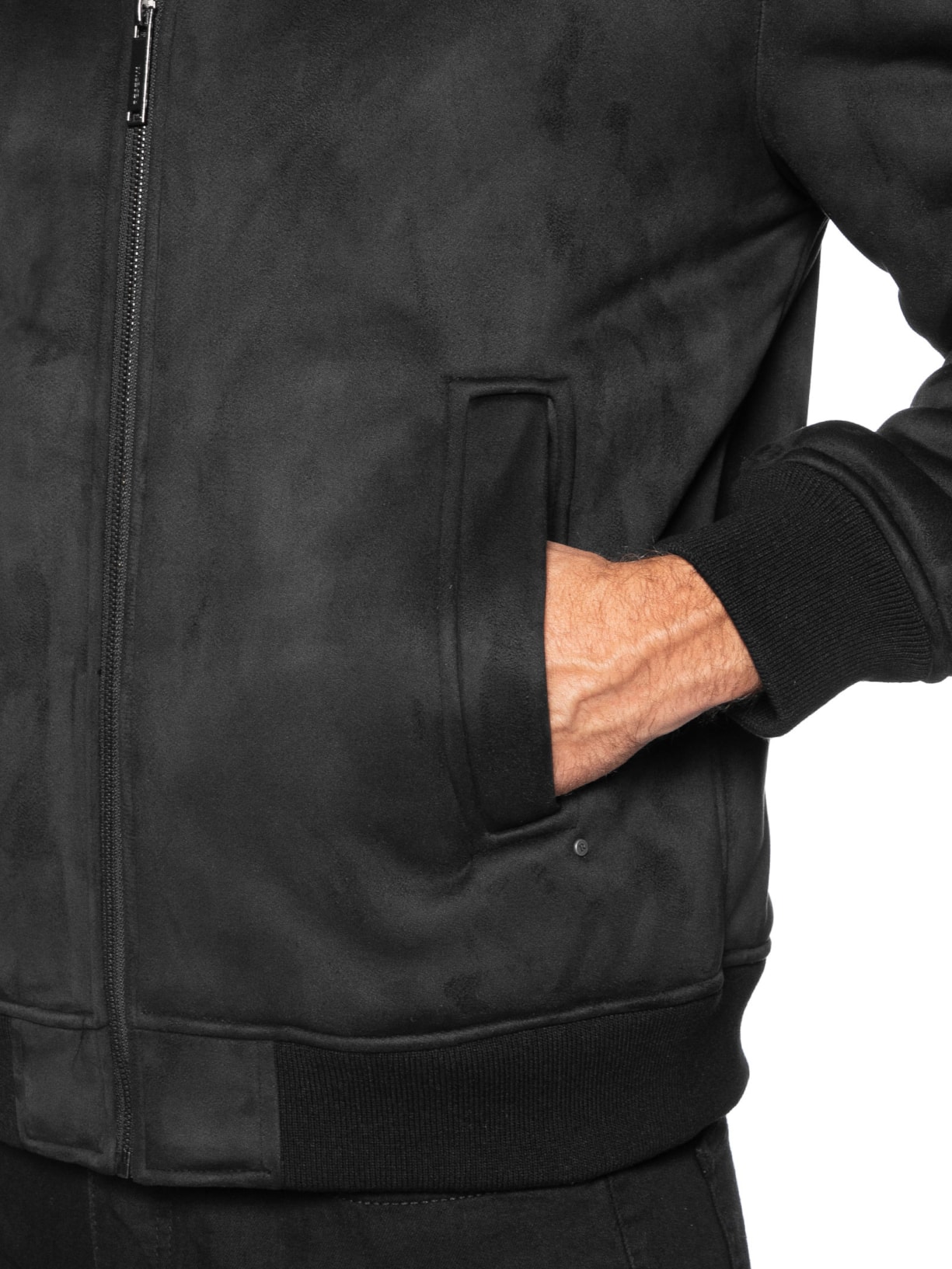 Jaqueta Masculina Aviador Sherpa Preto Reserva