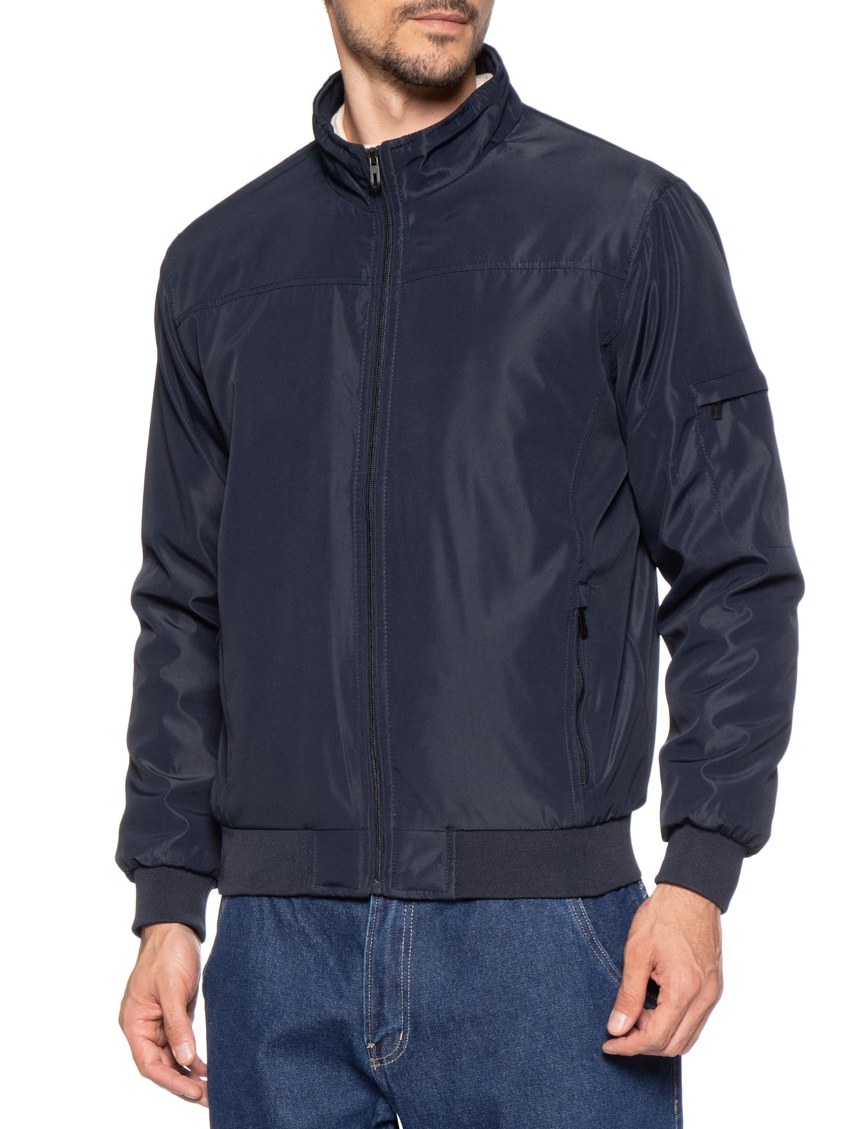 Jaqueta Masculina Azul Basiq Men
