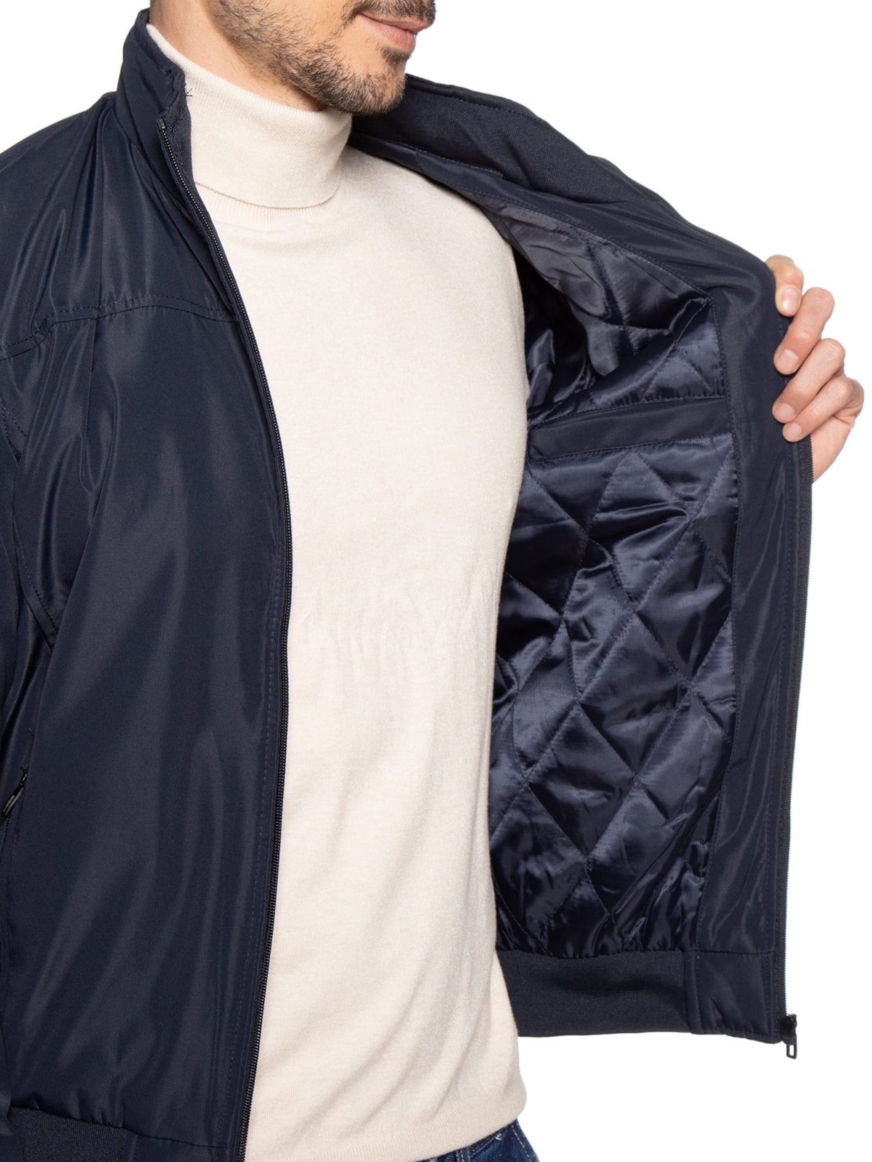 Jaqueta Masculina Azul Basiq Men