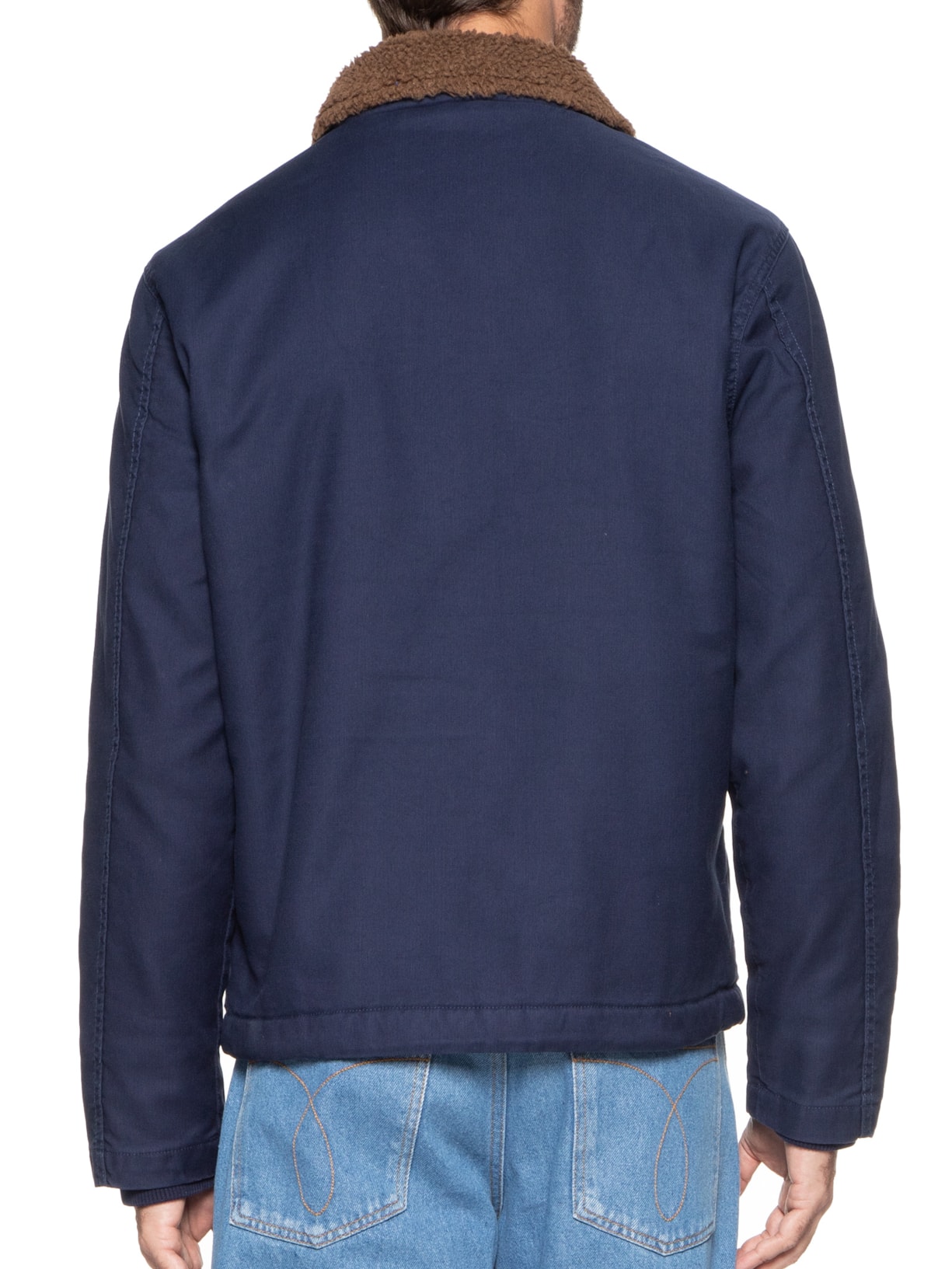 Jaqueta Masculina Barry Deck Azul Deus Ex Machina