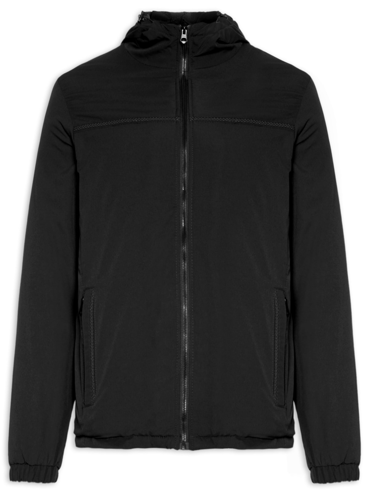 Jaqueta Masculina Básica Impermeável - Preto