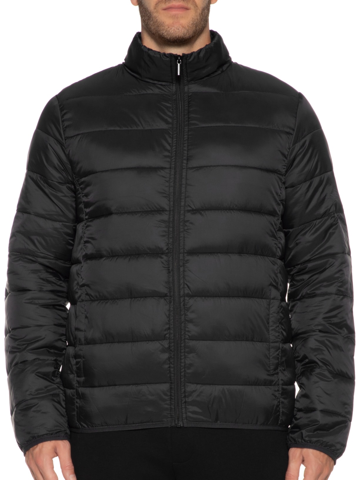 Jaqueta Masculina Básica Puffer Preto '2 Essential