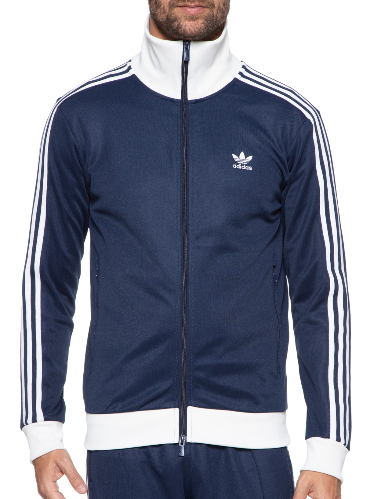 Jaqueta Masculina Beckenbauer Azul Adidas Originals