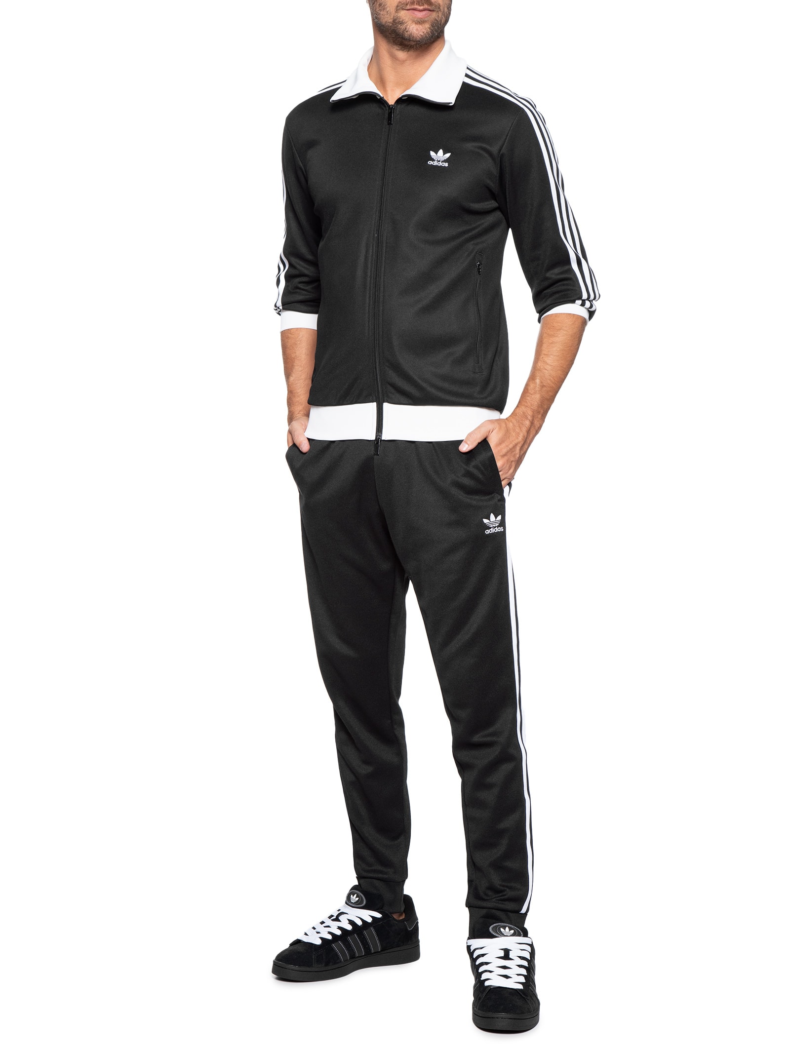 Jaqueta Masculina Beckenbauer - Preto - ADIDAS ORIGINALS